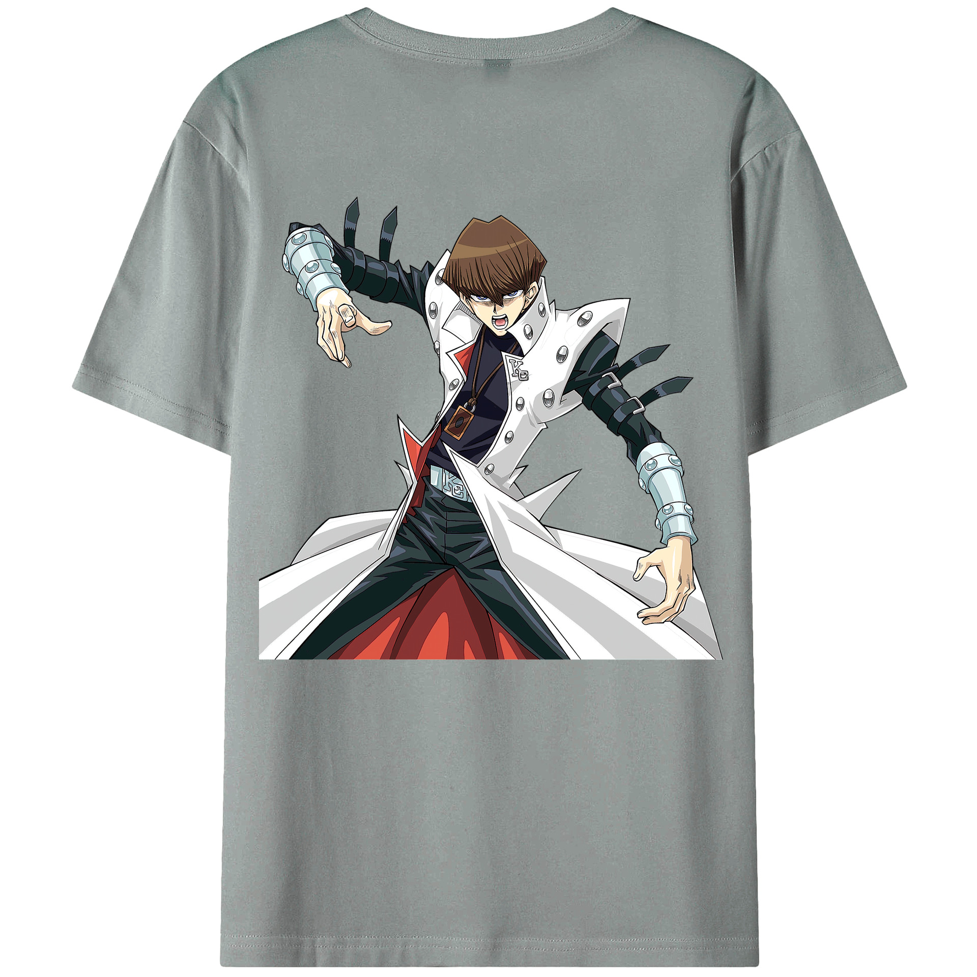 （画像用） 遊☆戯☆王 Yu-Gi-Oh! 綿100％ メンズ半袖Tシャツ（バックプリント） 通気性